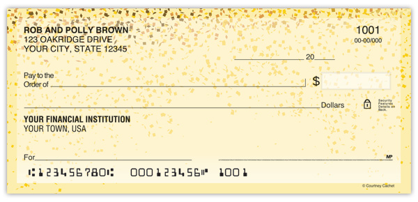 Confetti Splash Checks