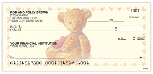 Old Time Teddy Checks